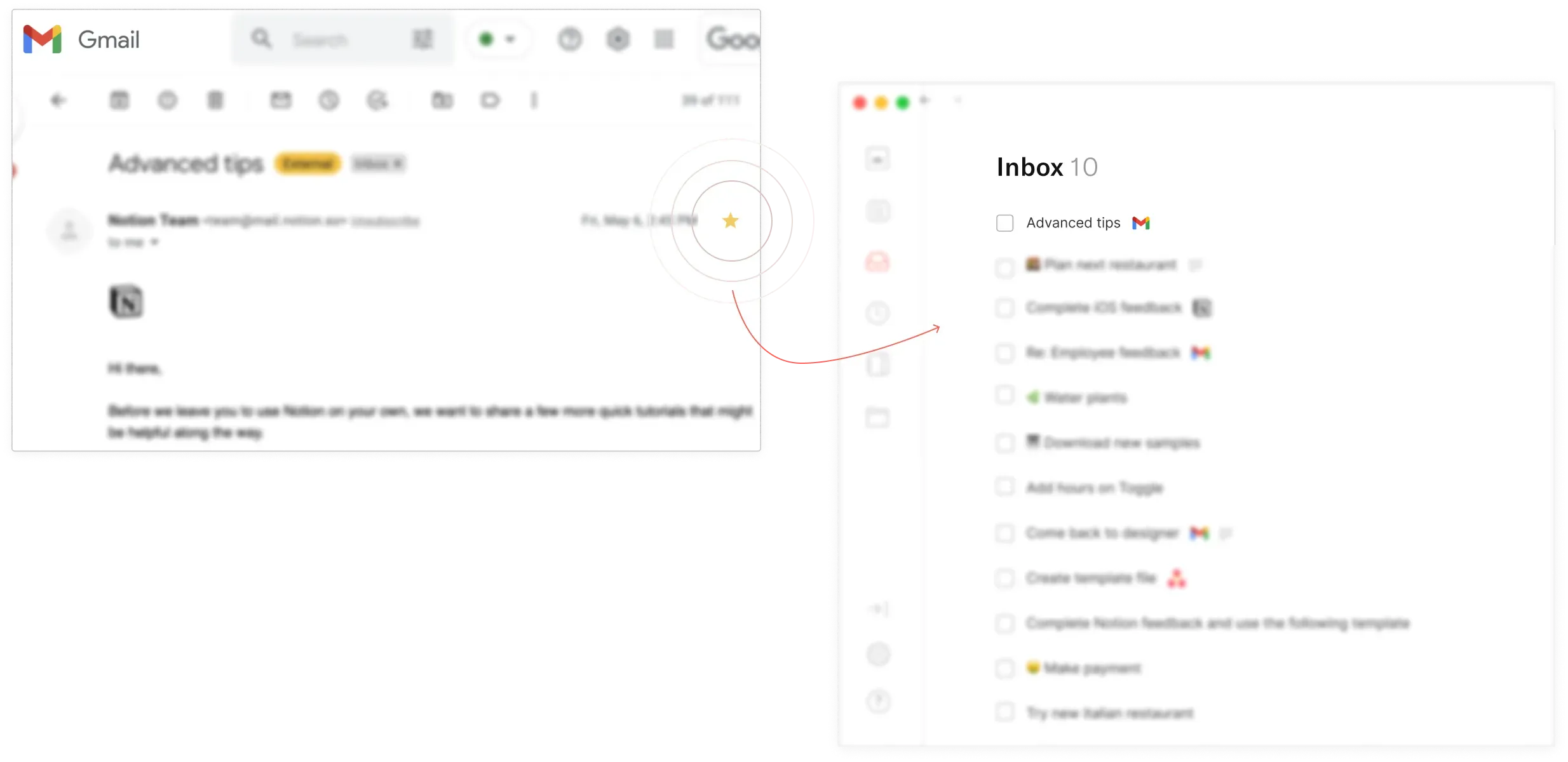 De Gmail a la bandeja de entrada